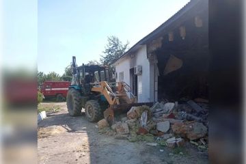 В Скадовском округе проводят ремонт после обстрела ВСУ