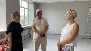 Стрелковская школа готовится встретить учеников в обновлённом здании