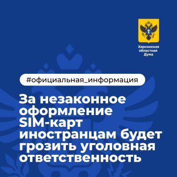 За незаконное оформление SIM-карт иностранцам будет грозить уголовная ответственность