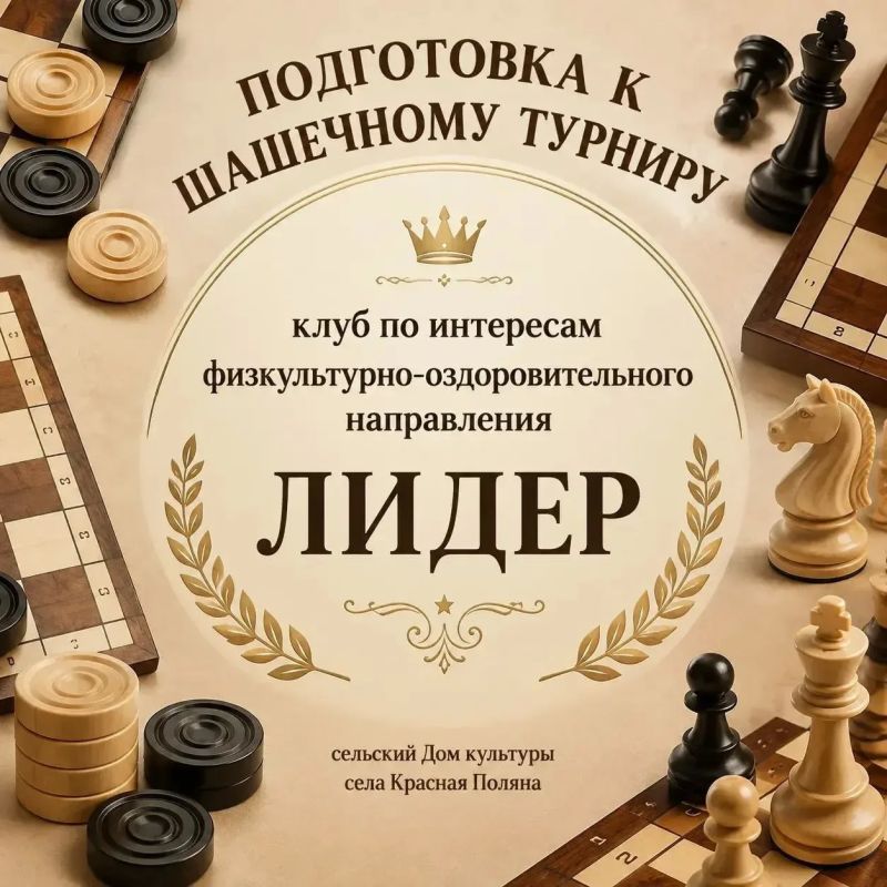 Шашки наголо: в Красной Поляне готовимся к турниру!