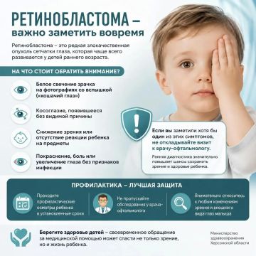 Ретинобластома: почему важно вовремя заметить первые признаки