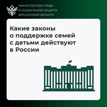 Какие законы о поддержке семей с детьми действуют в России?