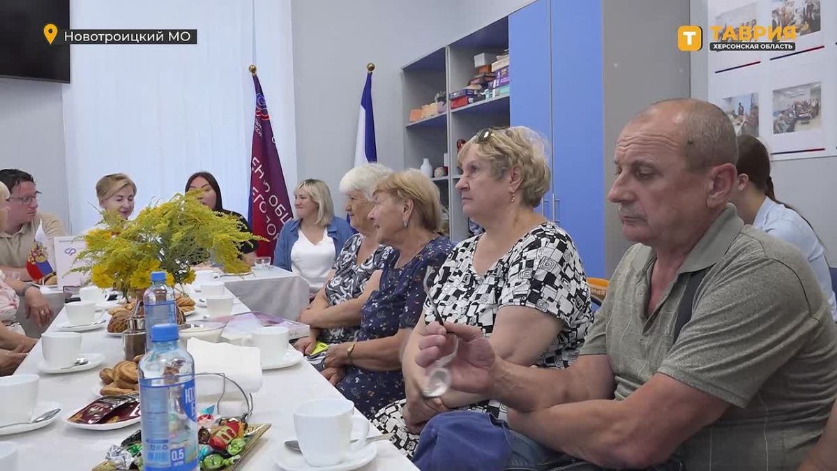 Первый заместитель председателя Херсонской областной Думы встретилась с Союзом ветеранов Новотроицкого округа
