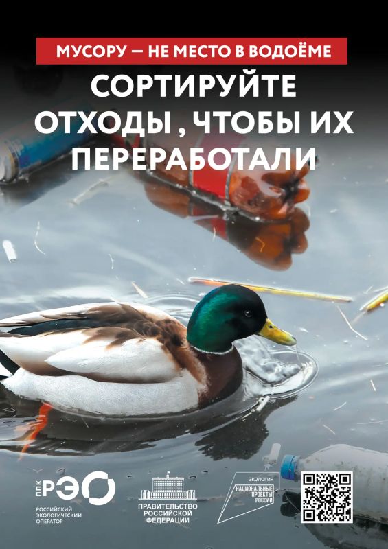 Мусору не место в водоёме. Пластиковая бутылка, оставленная на берегу, легко попадает в воду под действием ветра или дождя