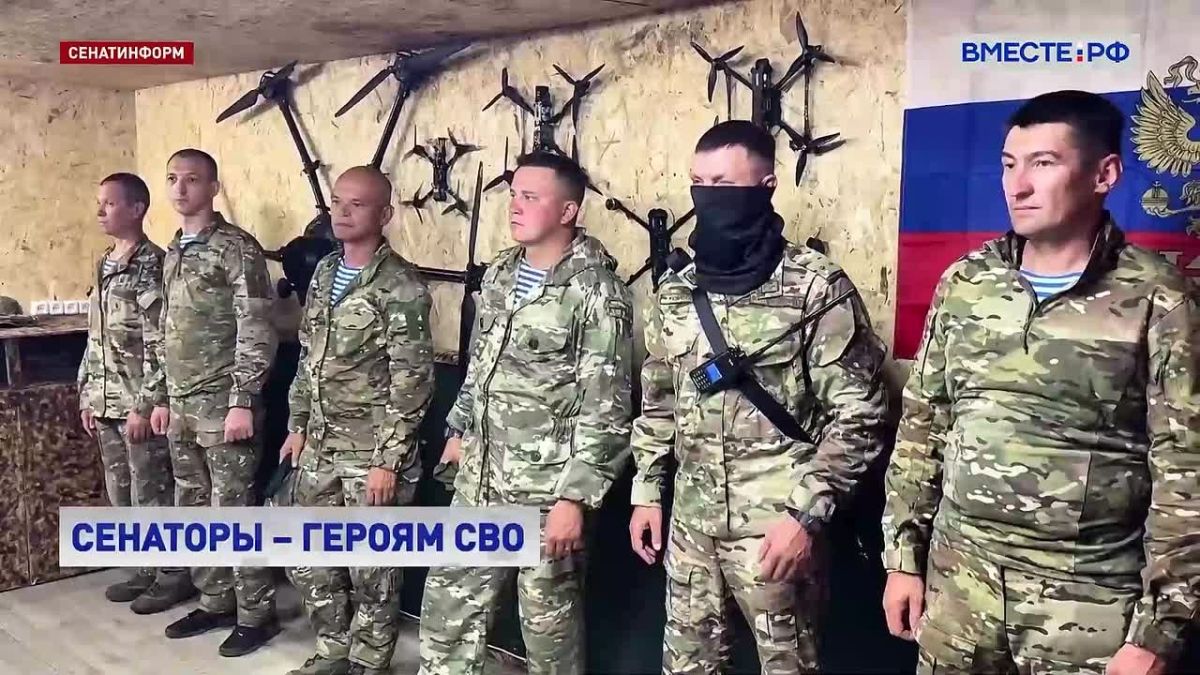 В зоне специальной военной операции с рабочим визитом побывал сенатор Айрат Гибатдинов