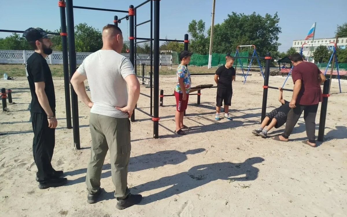 Новая спортплощадка объединила спортсменов Генического и Каховского округов