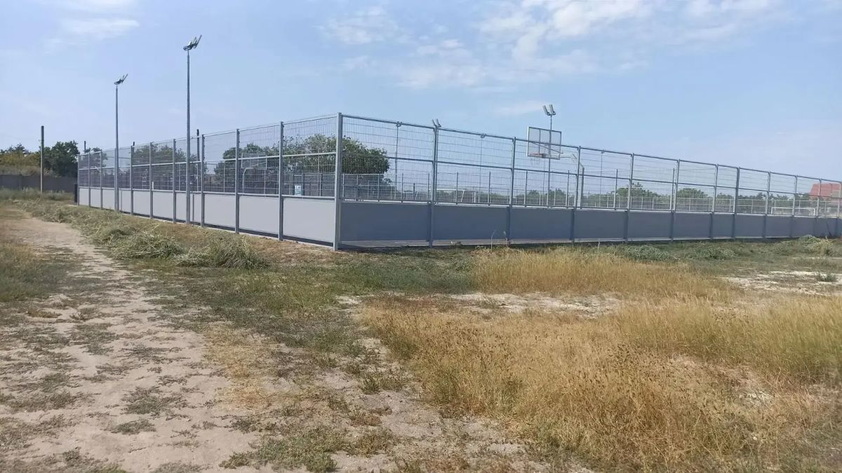 Благоустройство спортивной площадки в селе Бехтеры