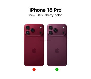 iPhone 18 Pro выйдет в новом цвете тёмной вишни