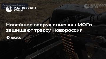 Новейшее вооружение: как МОГи защищают трассу Новороссия
