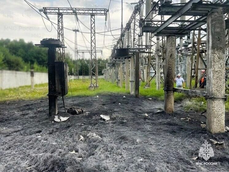 Спасатели МЧС ликвидировали пожар в Чаплинском округе