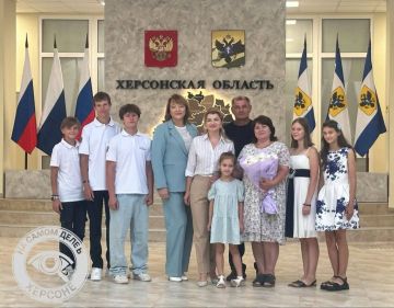 Семья Довбня из Каховского округа — лучшая в России!