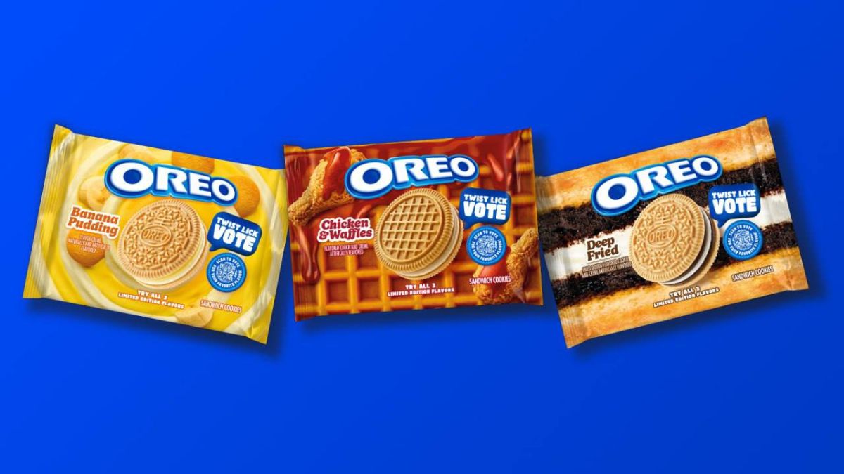 Oreo выпустит печенье со вкусом курицы в вафле, с банановым пудингом и жареным печеньем во фритюре