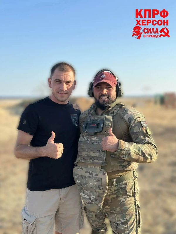 Рамиль Замалетдинов: Проведал наших десантников, выполняющих боевые задачи в составе группировки «Днепр», прямо на базе их учебного центра на Херсонском направлении