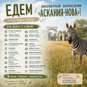 Едем в «Асканию-Нова»: Ваш идеальный день на природе