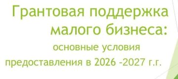 Грантовая поддержка малого бизнеса в 2026-2027 году