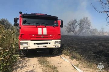 Пять пожаров произошло за сутки в Херсонской области