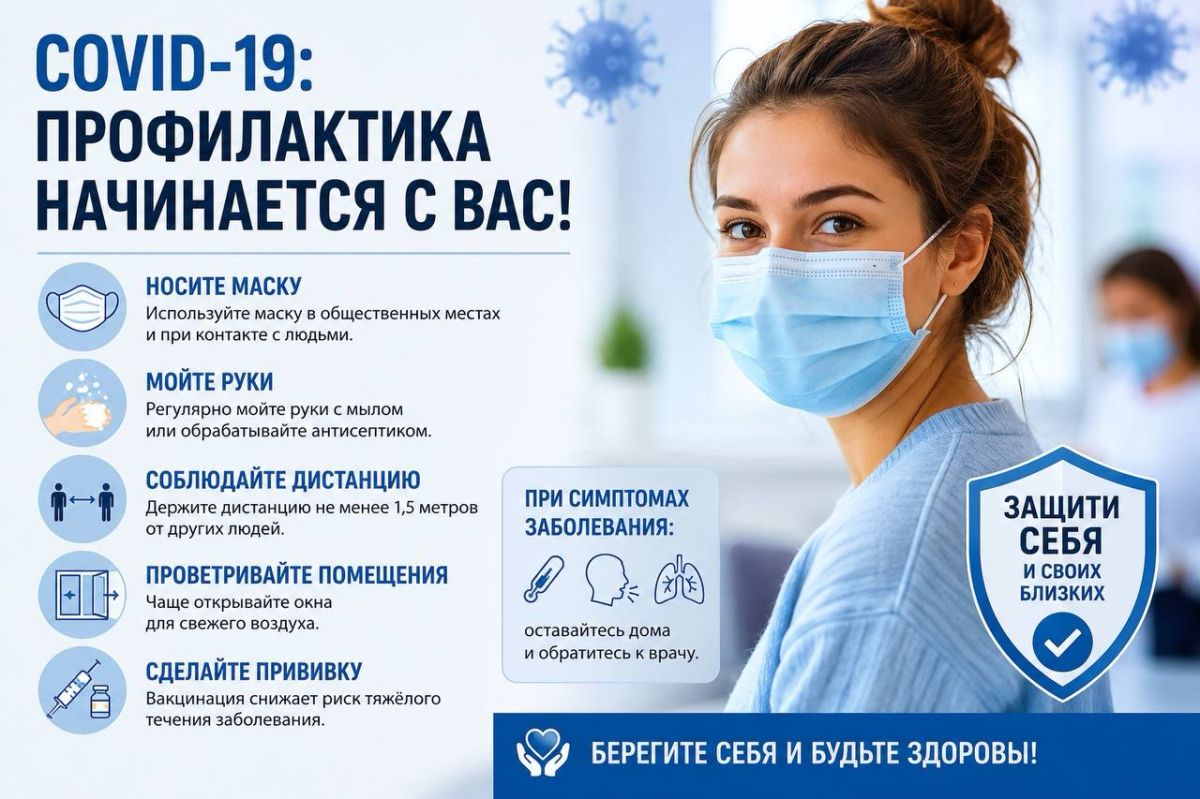 COVID-19: профилактика начинается с простых привычек