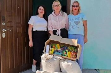 Кубань направила гуманитарную помощь в Нижнесерогозский округ