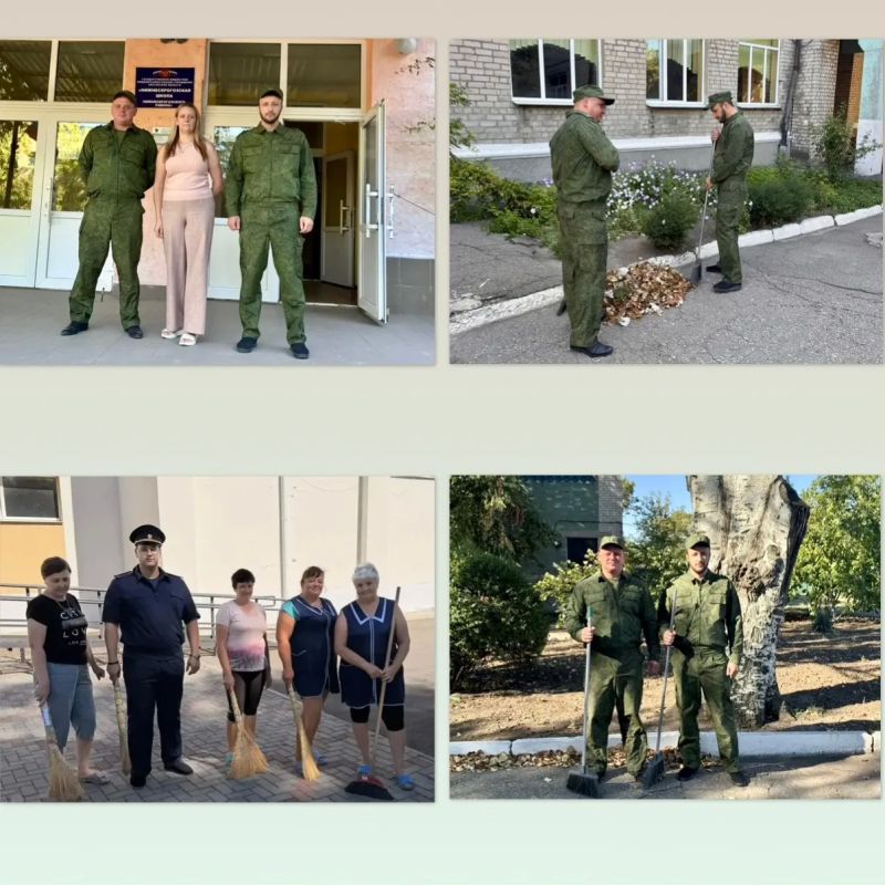 Офицеры СУ СК России по Херсонской области помогли образовательным учреждениям в подготовке к 1 сентября