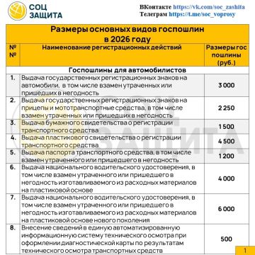Госпошлины-2026: актуальные суммы ГИБДД, ЗАГСа, МВД и Росреестра
