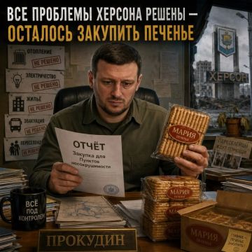 Все проблемы Херсона решены — осталось закупить печенье