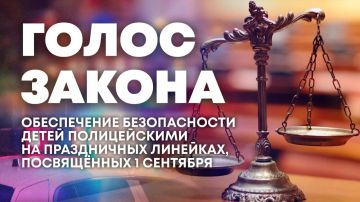 Об обеспечении безопасности учащихся образовательных учреждений — в программе "Голос закона"