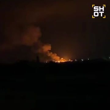 Мощные взрывы и пожар произошли на складе с боеприпасами в Азербайджане