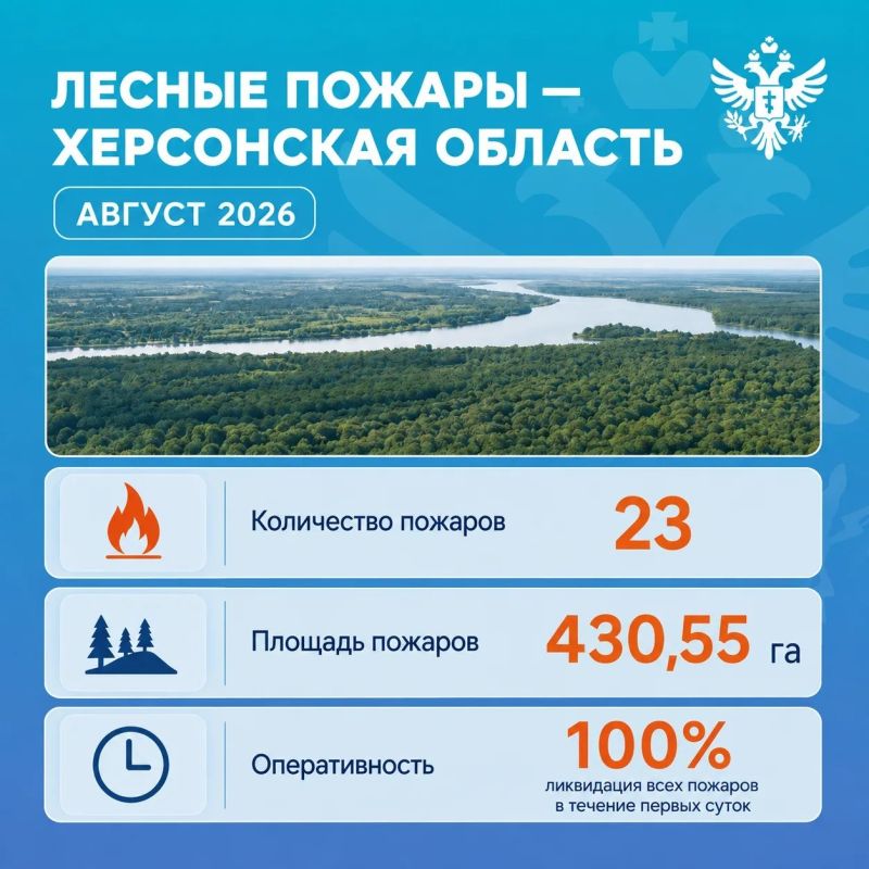 Владимир Сальдо: Обстрелы ВСУ стали причиной большинства лесных пожаров в августе
