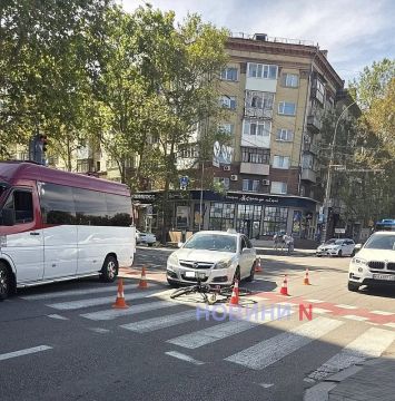 В Николаеве велосипедист попал в ДТП и пришел в себя