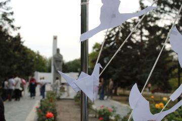 В Геническе почтили память жертв терроризма