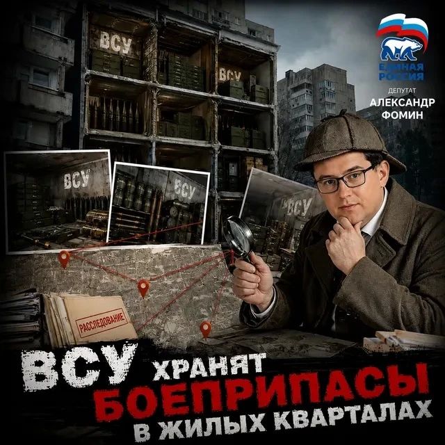 Александр Фомин: Киевский режим по-натовски прячет склады ВСУ за мирными жителями