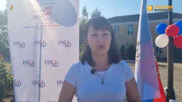 Жители села Азовское Генического округа голосуют на выборах депутатов Государственной Думы Российской Федерации