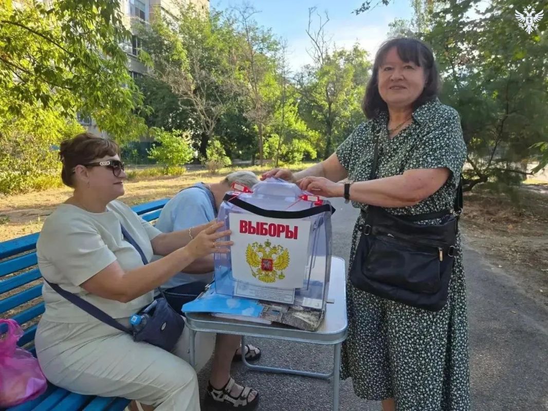 В Новой Каховке продолжается досрочное голосование на выборах депутатов Госдумы