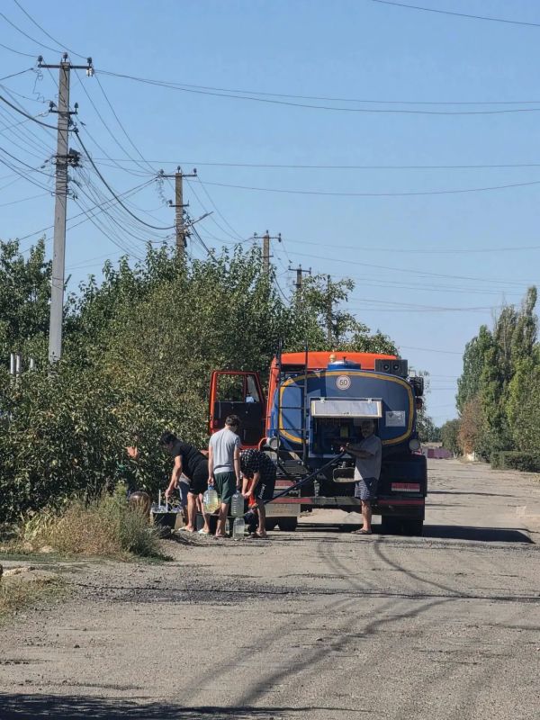 Подворовой развоз технической воды в с. Червоное