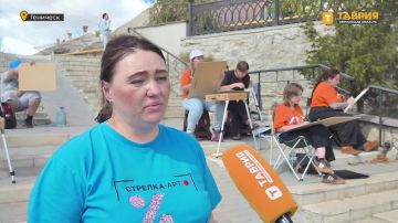 В Херсонской области стартовал Всероссийский арт-пленэр "Стрелка-Арт"