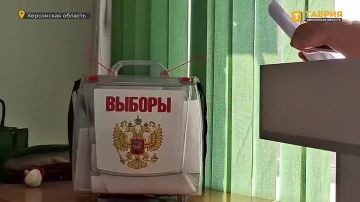 Медики Херсонской области голосуют на выборах депутатов Госдумы прямо на рабочих местах