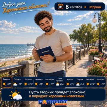 Прогноз погоды на 8 сентября