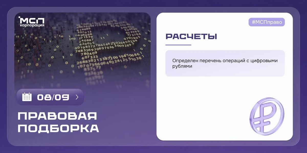 Правовая подборка Корпорации МСП на связи! Собрали обзор ключевых изменений законодательства для бизнеса за неделю