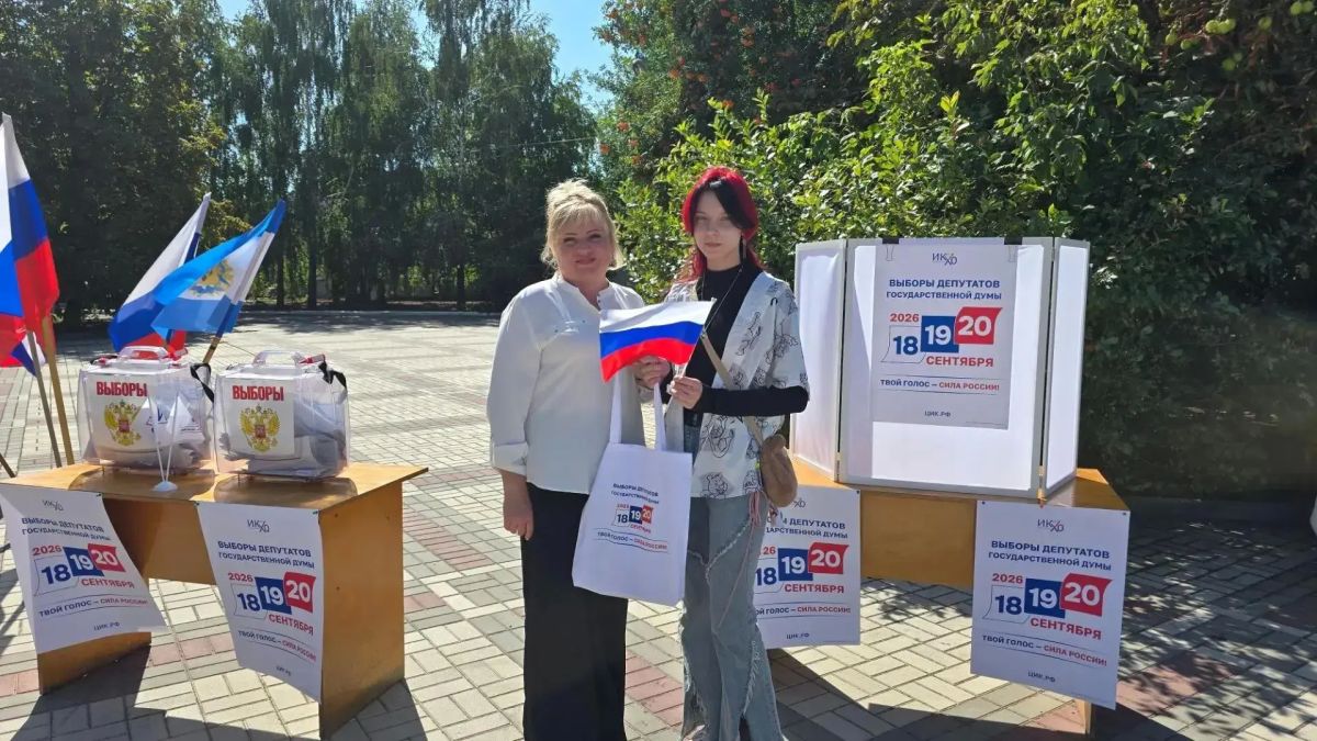 Молодежь Херсонской области — за будущее: Карина Лагода впервые участвовала в голосовании