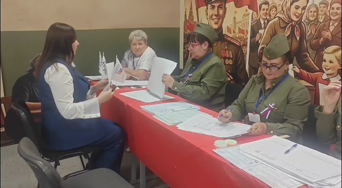 Проголосовала на выборах в Государственную Думу Российской Федерации
