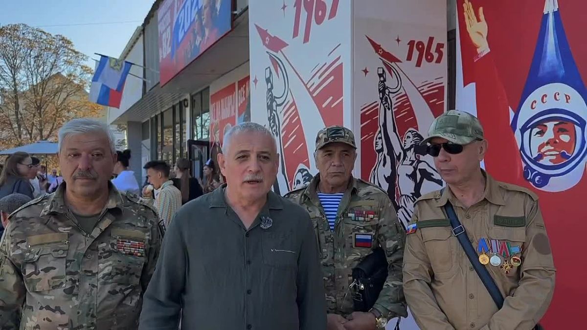 «Боевое братство» приняло участие в голосовании в Геническе