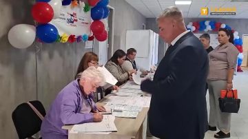 Глава Нижнесерогозского округа принял участие в выборах депутатов Государственной Думы России