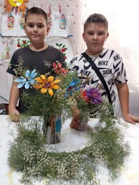 Осеннее творчество в для юных жителей села Семихатка