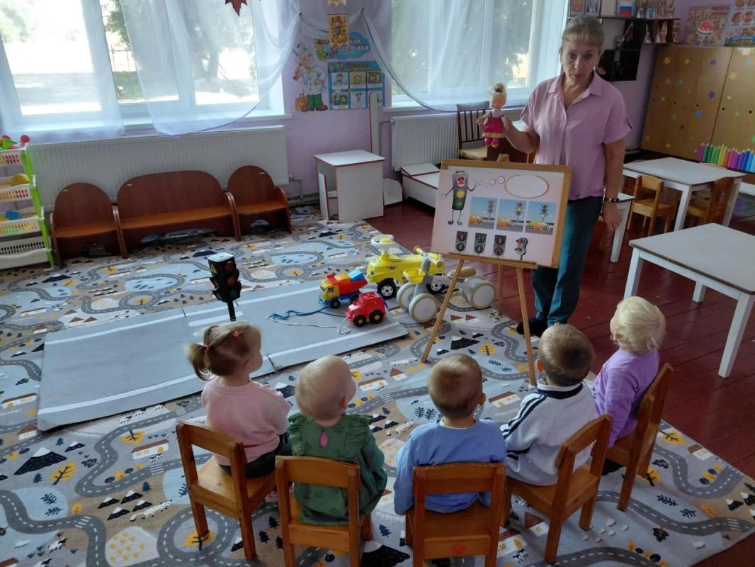 В «Золотой рыбке» малыши открыли для себя мир дорожной безопасности