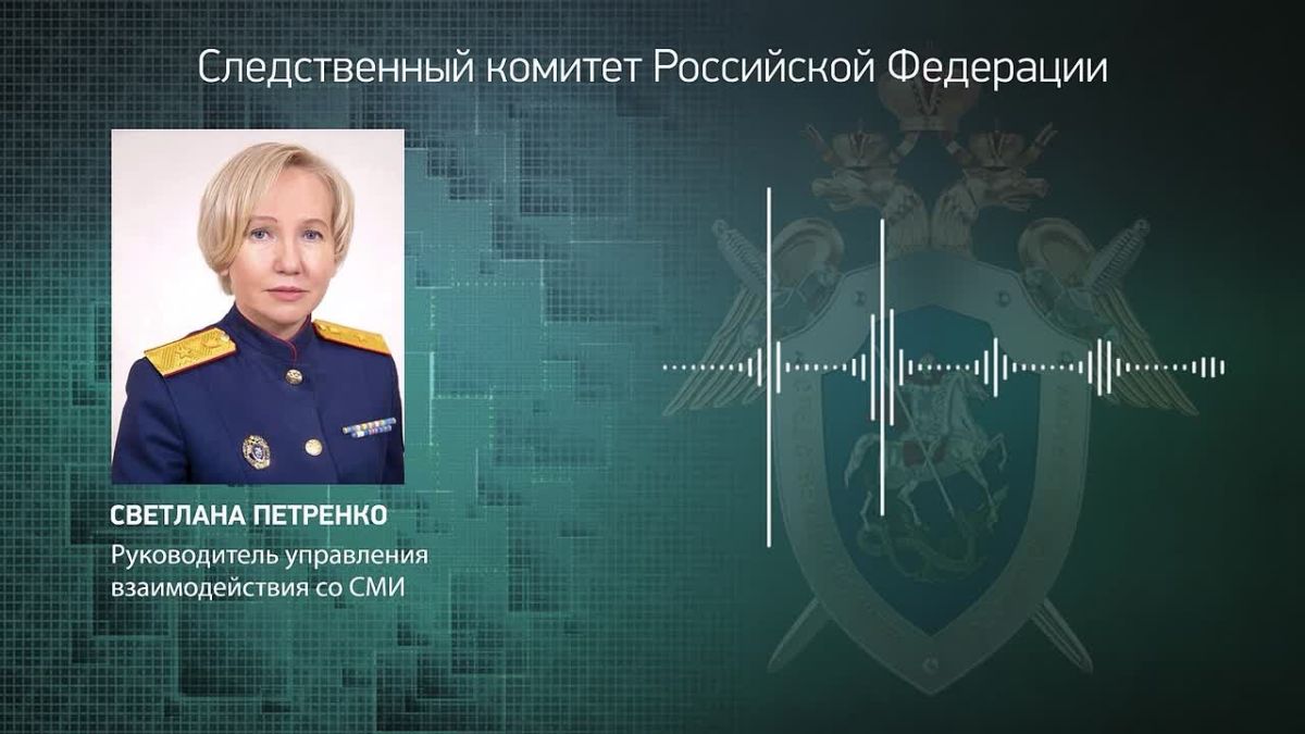 Официальный представитель СК России Светлана Петренко: Вынесен приговор участникам преступной группы, причастным к организации незаконной миграции и коррупционным преступлениям