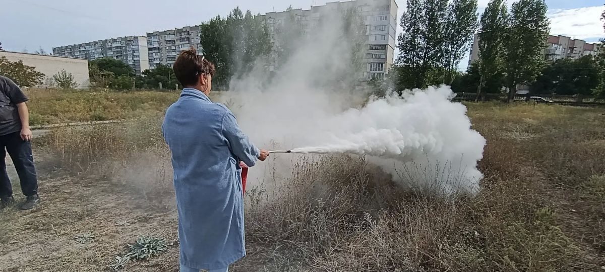 В ГБУЗ ХО «Каховская ЦРБ» прошёл внеплановый инструктаж по пожарной безопасности