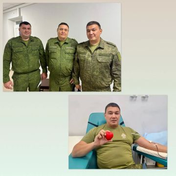 Офицеры СУ СК России по Херсонской области приняли участие в сдаче донорской крови