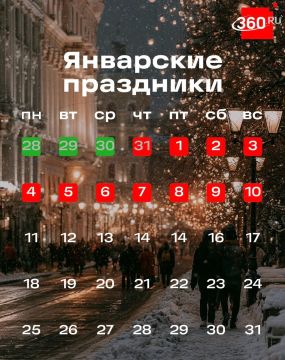 Новогодние каникулы в 2027 году продлятся 11 дней