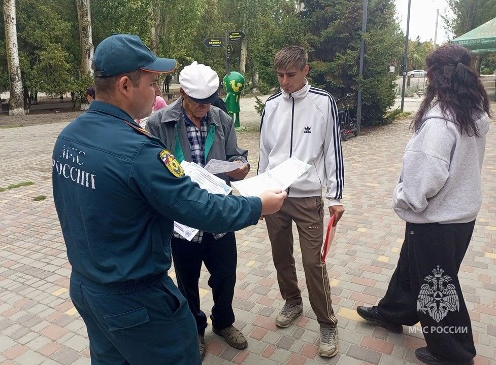 Профилактика в действии: рейд и противопожарная пропаганда в Скадовске