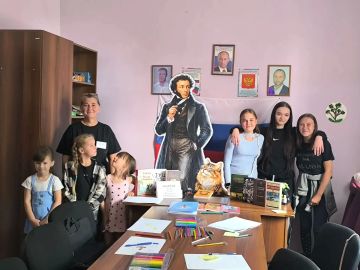 В библиотеке села Волынское прошли занятия «Открой в себе Пушкина»
